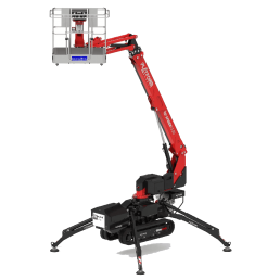 Platform Basket Spider 13.80 (MOD 2019) Tracked Hybrid Spider Aerial Work Platform up to 13.40m 200kg | Available for Rent