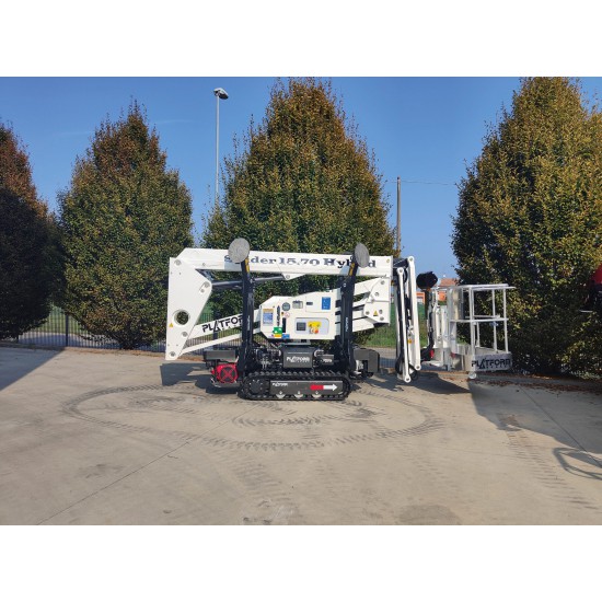 Platform Basket Spider 15.70 | Hybrid Tracked self-propelled spider lift | 14.5 m Platform Basket Spider 15.70 | Hybrid Tracked self-propelled spider lift | 14.5 m - Kapountalis