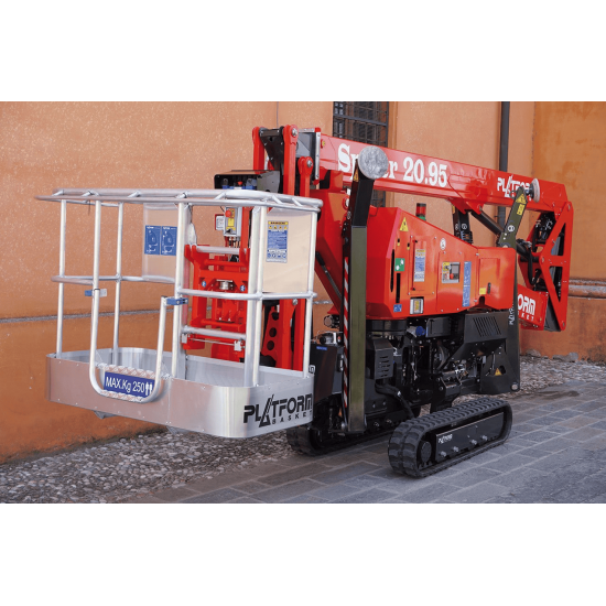 Platform Basket Spider 20.95 | Hybrid Tracked self-propelled spider lift | 19.4 m Platform Basket Spider 20.95 | Hybrid Tracked self-propelled spider lift | 19.4 m - Kapountalis