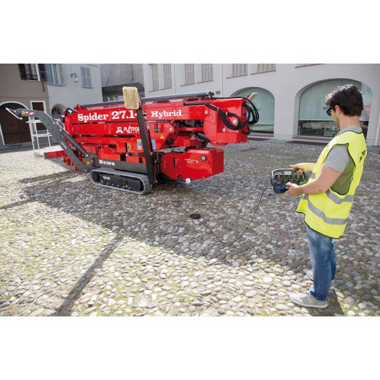 Platform Basket Spider 27.14 | Hybrid Tracked Self-propelled spider lift | 27.01 m Platform Basket Spider 27.14 | Hybrid Tracked Self-propelled spider lift | 27.01 m - Kapountalis