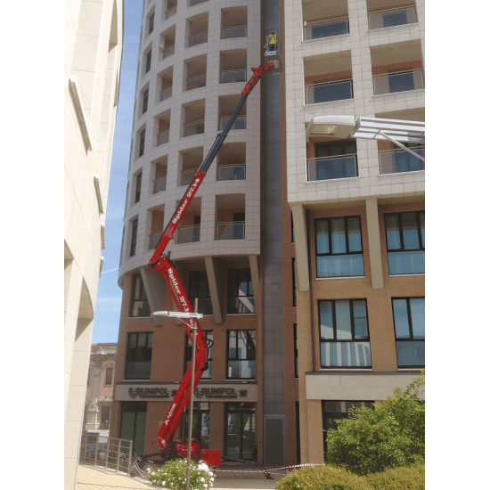 Platform Basket Spider 27.14 | Hybrid Tracked Self-propelled spider lift | 27.01 m Platform Basket Spider 27.14 | Hybrid Tracked Self-propelled spider lift | 27.01 m - Kapountalis