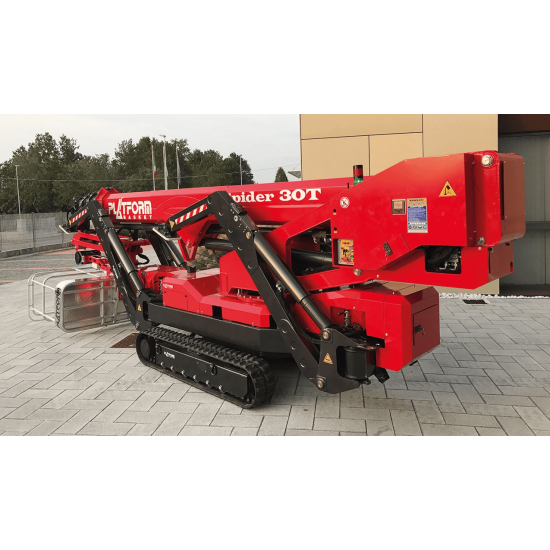 Platform Basket Spider 30T Telescopic Tracked Spider Aerial Work Platform up to 30.2m 230kg | Available for Rent Platform Basket Spider 30T Telescopic Tracked Spider Aerial Work Platform up to 30.2m 230kg | Available for Rent - Kapountalis