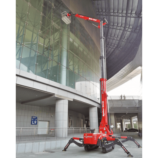 Platform Basket Spider 33.15/300 | Hybrid tracked Self-propelled spider lift | 32.40 m Platform Basket Spider 33.15/300 | Hybrid tracked Self-propelled spider lift | 32.40 m - Kapountalis
