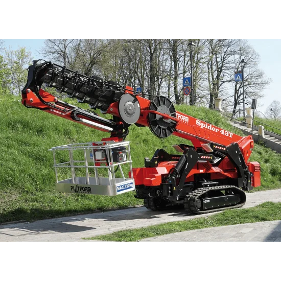 Platform Basket Spider 43 T | Υβριδικό Ερπυστριοφόρο αυτοκινούμενο καλαθοφόρο αράχνη | 43.18 m Platform Basket Spider 43 T | Υβριδικό Ερπυστριοφόρο αυτοκινούμενο καλαθοφόρο αράχνη | 43.18 m - Kapountalis