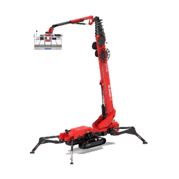 Platform Basket Spider 43T Tracked Hybrid Spider Aerial Work Platform up to 43.18m 400kg | Available for Rent