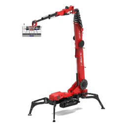 Platform Basket Spider 54 T | Hybrid Tracked Self-propelled spider lift | 54 m