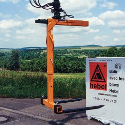 Probst Pallet Forks PGH-K | Υδραυλικά ρυθμιζόμενη πιρούνα γερανού | 3000 kg