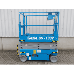 Ψαλιδωτή πλατφόρμα εργασίας Genie GS-1932 έως 7.8m - 227kg | Διαθέσιμο για ενοικίαση