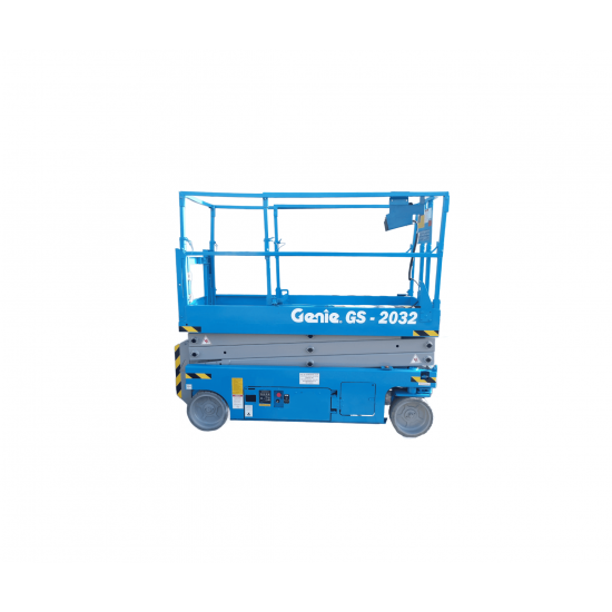 Scissor lift Genie GS-2032 up to 8.1m - 363kg | Available for rent - Kapountalis