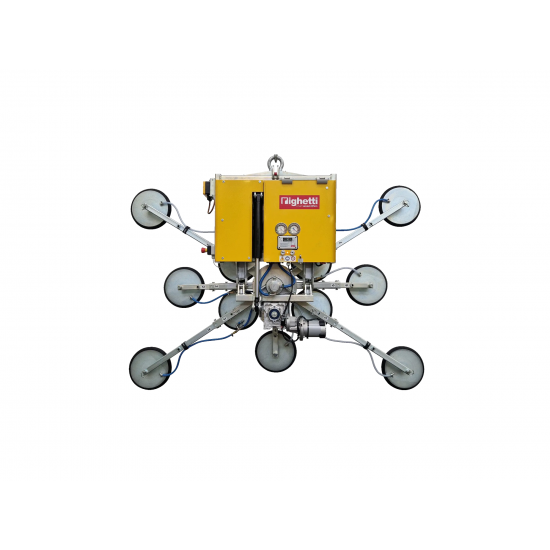 VACUUM LIFTER for GLASS (WITH BATTERIES )RIGHETTI GLE4+8 1200KG VACUUM LIFTER for GLASS (WITH BATTERIES )RIGHETTI GLE4+8 1200KG - Kapountalis