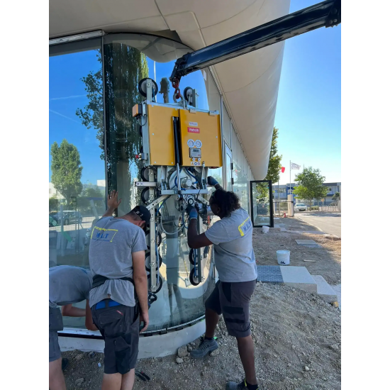 VACUUM LIFTER for GLASS (WITH BATTERIES )RIGHETTI GLE4+8 1200KG VACUUM LIFTER for GLASS (WITH BATTERIES )RIGHETTI GLE4+8 1200KG - Kapountalis