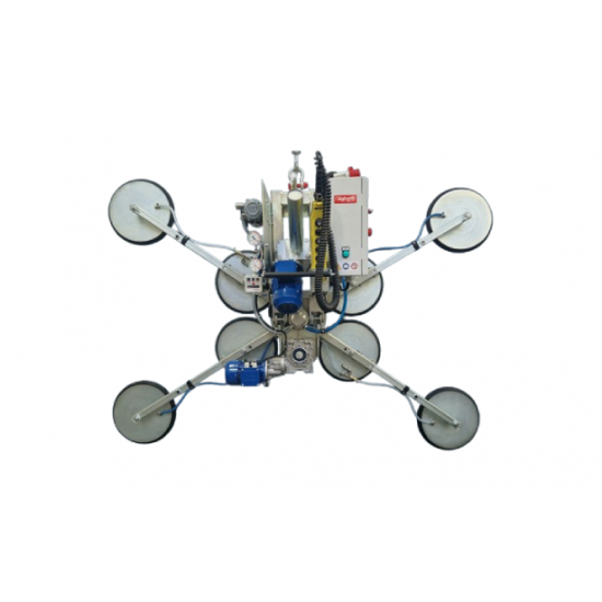 ELECTRIC GLASS VACUUM LIFTER VEB4+4 RCEBE d4 600KG -1200KG 220V OR 400V - Kapountalis