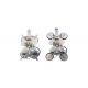 Glass vacuum lifter (battery) VBT4 400kg -light frame - Kapountalis