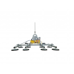 Bεντούζα κενού αέρος ανύψωσης και τοποθέτησης λαμαρίνας F8A 1500kg L 3000 to 4000 mm