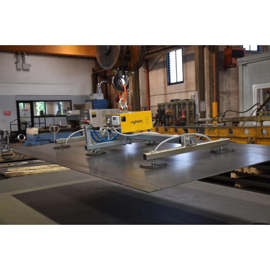 Vacuum Lifter for metal sheets (WITH BATTERIES) RIGHETTI FS6B 500-500kg Vacuum Lifter for metal sheets (WITH BATTERIES) RIGHETTI FS6B 500-500kg - Kapountalis