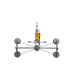AIR VACUUM LIFTER for glass VA4 RCMBP 400kg AIR VACUUM LIFTER for glass VA4 RCMBP 400kg - Kapountalis