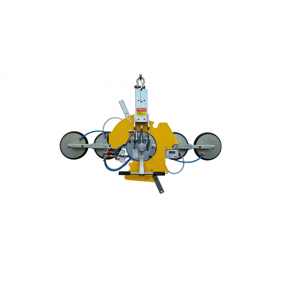 Glass vacuum lifter (battery) VB4 RCMBM/pro 400kg extension arms for bigger pad spread Glass vacuum lifter (battery) VB4 RCMBM/pro 400kg extension arms for bigger pad spread - Kapountalis