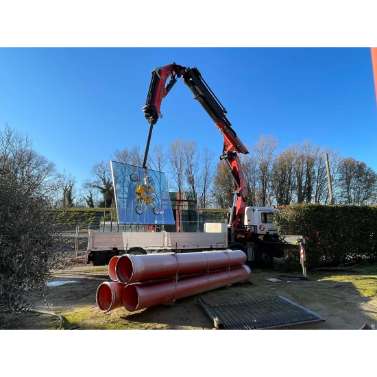 Glass vacuum lifter (battery) VB4 RCMBM/pro 400kg extension arms for bigger pad spread Glass vacuum lifter (battery) VB4 RCMBM/pro 400kg extension arms for bigger pad spread - Kapountalis