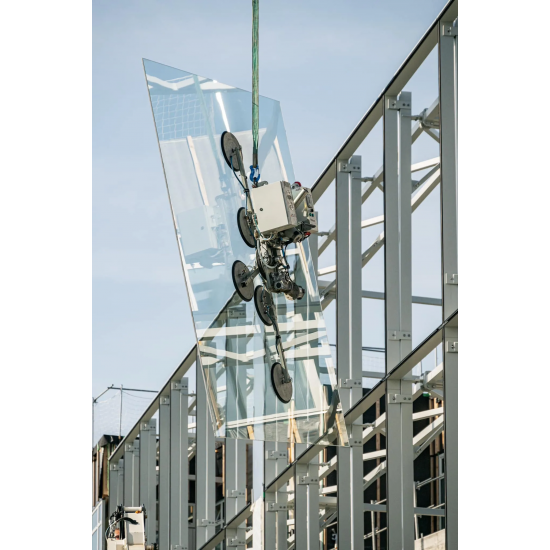 VACUUM LIFTER for GLASS (WITH BATTERIES )RIGHETTI VB4+4 RCEBE d4 XL 1200kg - Kapountalis