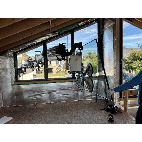 VACUUM LIFTER for GLASS (WITH BATTERIES )RIGHETTI VB4+4 RCEBE d4 XL 1200kg VACUUM LIFTER for GLASS (WITH BATTERIES )RIGHETTI VB4+4 RCEBE d4 XL 1200kg - Kapountalis