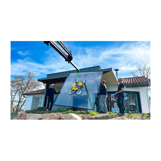 VACUUM LIFTER for GLASS (WITH BATTERIES )RIGHETTI VB4+4 RCMBM d4 XL 1200kg VACUUM LIFTER for GLASS (WITH BATTERIES )RIGHETTI VB4+4 RCMBM d4 XL 1200kg - Kapountalis
