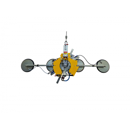 VACUUM LIFTER for GLASS (WITH BATTERIES )RIGHETTI VB4+4 RCMBM d4 XL 1200kg VACUUM LIFTER for GLASS (WITH BATTERIES )RIGHETTI VB4+4 RCMBM d4 XL 1200kg - Kapountalis