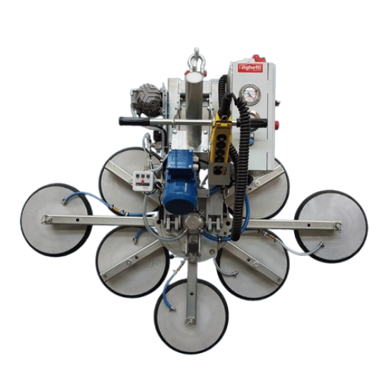 ELECTRIC GLASS VACUUM LIFTER VEB4+4 RCEBE UP TO 1200KG 220V OR 400V ELECTRIC GLASS VACUUM LIFTER VEB4+4 RCEBE UP TO 1200KG 220V OR 400V - Kapountalis