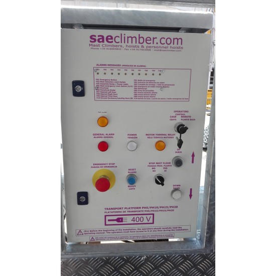 SAECLIMBER - ΕΡΓΟΤΑΞΙΑΚΟΣ ΑΝΕΛΚΥΣΤΗΡΑΣ PH10/H10 - 120Μ 1000KG SAECLIMBER - ΕΡΓΟΤΑΞΙΑΚΟΣ ΑΝΕΛΚΥΣΤΗΡΑΣ PH10/H10 - 120Μ 1000KG - Kapountalis