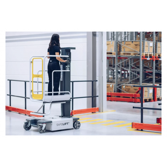SAFELIFT ORDER PICKER ΜΗΧΑΝΗΜΑ ΣΥΛΛΟΓΗΣ ΠΑΡΑΓΓΕΛΙΩΝ MA60 6M ΥΨΟΣ ΕΡΓΑΣΙΑΣ 150KG - Kapountalis