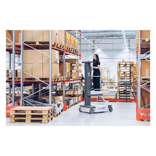 SAFELIFT ORDER PICKER ΜΗΧΑΝΗΜΑ ΣΥΛΛΟΓΗΣ ΠΑΡΑΓΓΕΛΙΩΝ MA60 6M ΥΨΟΣ ΕΡΓΑΣΙΑΣ 150KG - Kapountalis