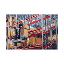 SAFELIFT ORDER PICKER ΜΗΧΑΝΗΜΑ ΣΥΛΛΟΓΗΣ ΠΑΡΑΓΓΕΛΙΩΝ SP50 5M ΥΨΟΣ ΕΡΓΑΣΙΑΣ 165KG