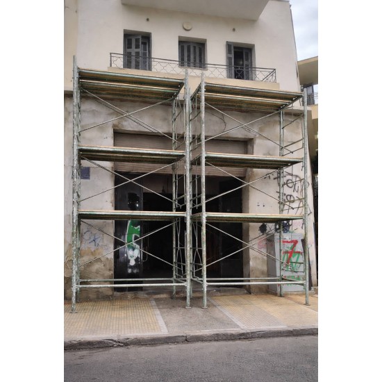 Metal Work Scaffold | 2.50m x 1.50m x 1.10m | Available for Rent - Kapountalis
