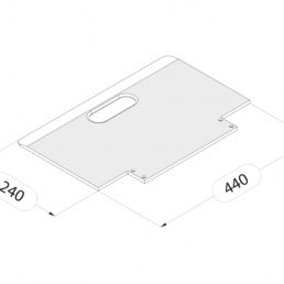 CARGOMASTER | XL Ανθεκτική πλατφόρμα φόρτωσης 44 × 24 cm 