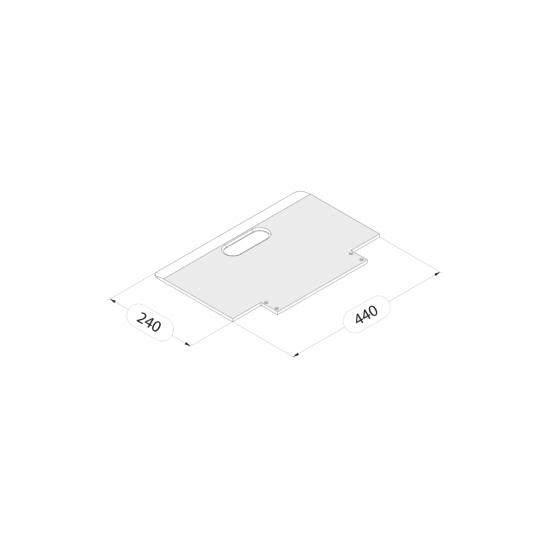 CARGOMASTER | XL Durable loading platform 44 × 24 cm - Kapountalis