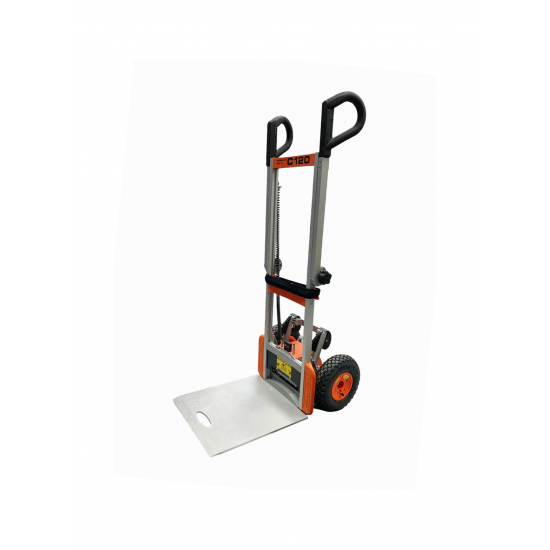 CARGOMASTER C120V | Electric Battery-Powered Stair Climbing Trolley With Large Platform - 120 kg CARGOMASTER C120V | Electric Battery-Powered Stair Climbing Trolley With Large Platform - 120 kg - Kapountalis