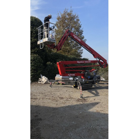Platform Basket Spider 22.10 (MOD 2013) Tracked Hybrid Spider Aerial Work Platform up to 21.70m 230kg | Available for Rent Platform Basket Spider 22.10 (MOD 2013) Tracked Hybrid Spider Aerial Work Platform up to 21.70m 230kg | Available for Rent - Kapountalis