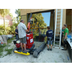 Ερπυστριοφόρο Aνυψωτικό Tζαμιών all terrain 900kg,4500mm ανύψωση Ερπυστριοφόρο Aνυψωτικό Tζαμιών all terrain 900kg,4500mm ανύψωση