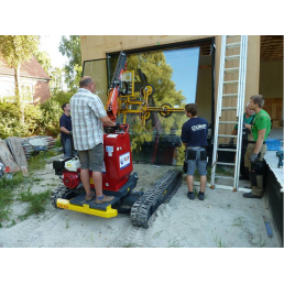 Ερπυστριοφόρο Aνυψωτικό Tζαμιών all terrain 900kg,4500mm ανύψωση