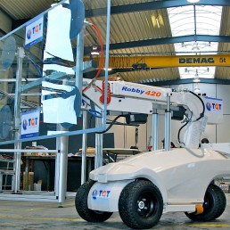 Ανυψωτικο Robot τζαμιων Robby 420 universal 420kg-2.8m