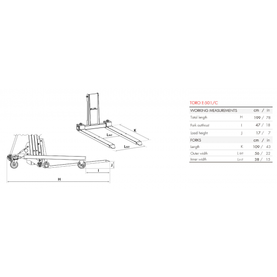 GUIL Toro E-501/C | Ανυψωτικό υλικών | 200 kg | 3.45 m GUIL Toro E-501/C | Ανυψωτικό υλικών | 200 kg | 3.45 m - Kapountalis
