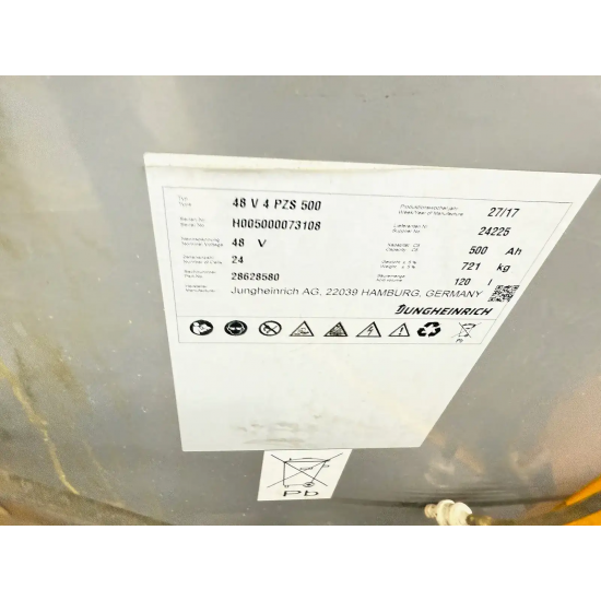 JUNGHEINRICH ΜΕΤΑΧΕΙΡΙΣΜΕΝΟ ΗΛΕΚΤΡΙΚΟ ΚΛΑΡΚ EFG213 1.300kg (2017) Triplex BH 205cm 3.Valve - Kapountalis