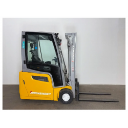  JUNGHEINRICH USED ELECTRIC FORKLIFT EFG213 1.300kg(2017) Triplex BH 205cm 3.Valve 