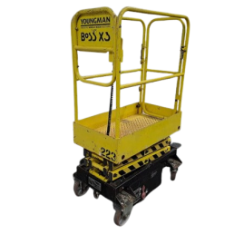 BOSS X3 USED SCISSOR WORKING PLATFORMS YOUNGMAN - 4.55M 240KG (2010)