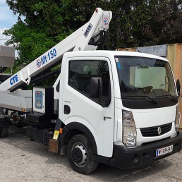 used Telescopic Truck Mounted Boom Lifts b-lift 150, manufactured in 2013