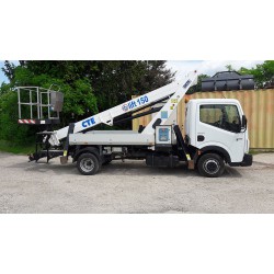 used Telescopic Truck Mounted Boom Lifts b-lift 150, manufactured in 2013 used Telescopic Truck Mounted Boom Lifts b-lift 150, manufactured in 2013