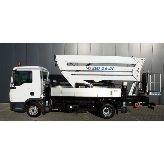 CTE TRUCK WORKIG PLATFORM ON MAN CHASSIS ZED 26JH (2013) CTE TRUCK WORKIG PLATFORM ON MAN CHASSIS ZED 26JH (2013) - Kapountalis