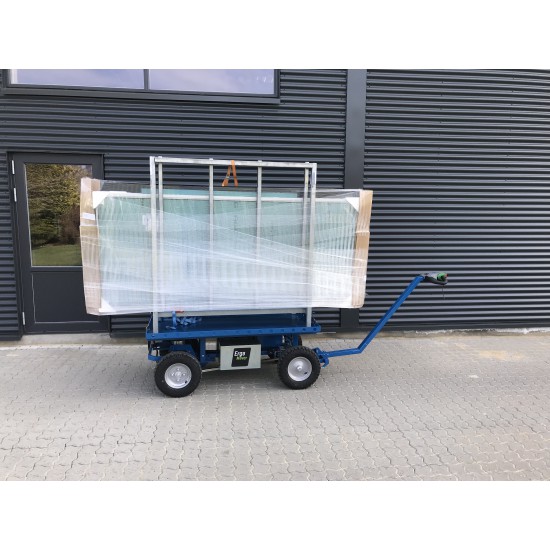 POWERFUL ELECTRIC TROLLEY FOR TRANSPORTING GOODS UP TO 1500KG - Kapountalis