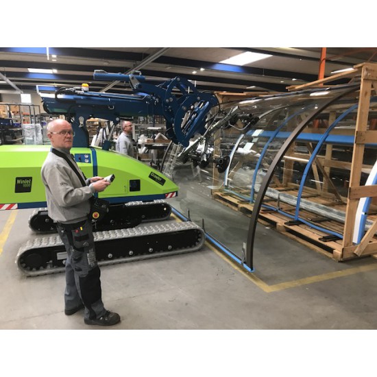 CRAWLER GLASS ROBOT WINLET 1000 FOR 1000KG UP TO 5M - Kapountalis