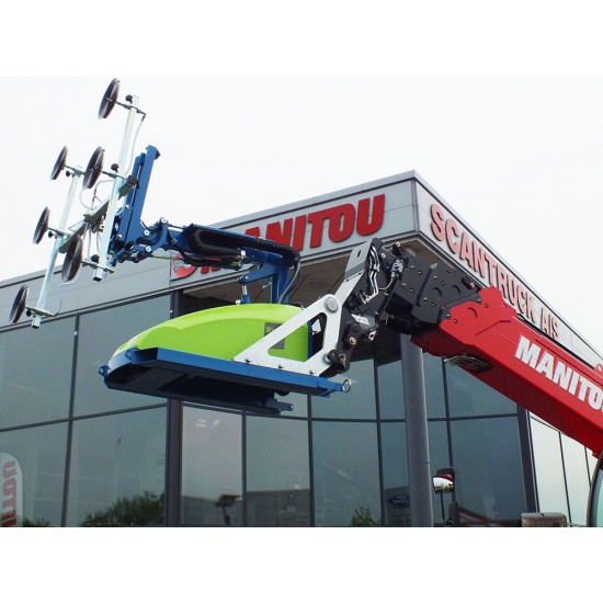GLASS LIFTING ROBOT WINLET 350TH FOR USE WITH FORKLIFTS - 350KG - 2.7M - Kapountalis