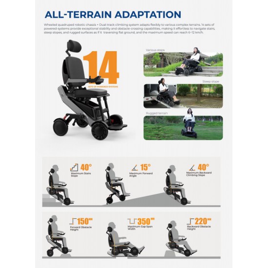 XSTO Mobility X12 | Robotic Mobility System for People with Disabilities with Full All-Terrain Access - 136 kg XSTO Mobility X12 | Robotic Mobility System for People with Disabilities with Full All-Terrain Access - 136 kg - Kapountalis